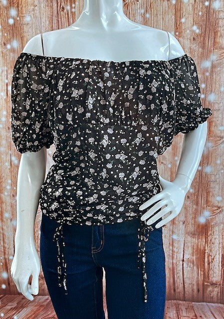 FLORAL BLOUSE PLUS