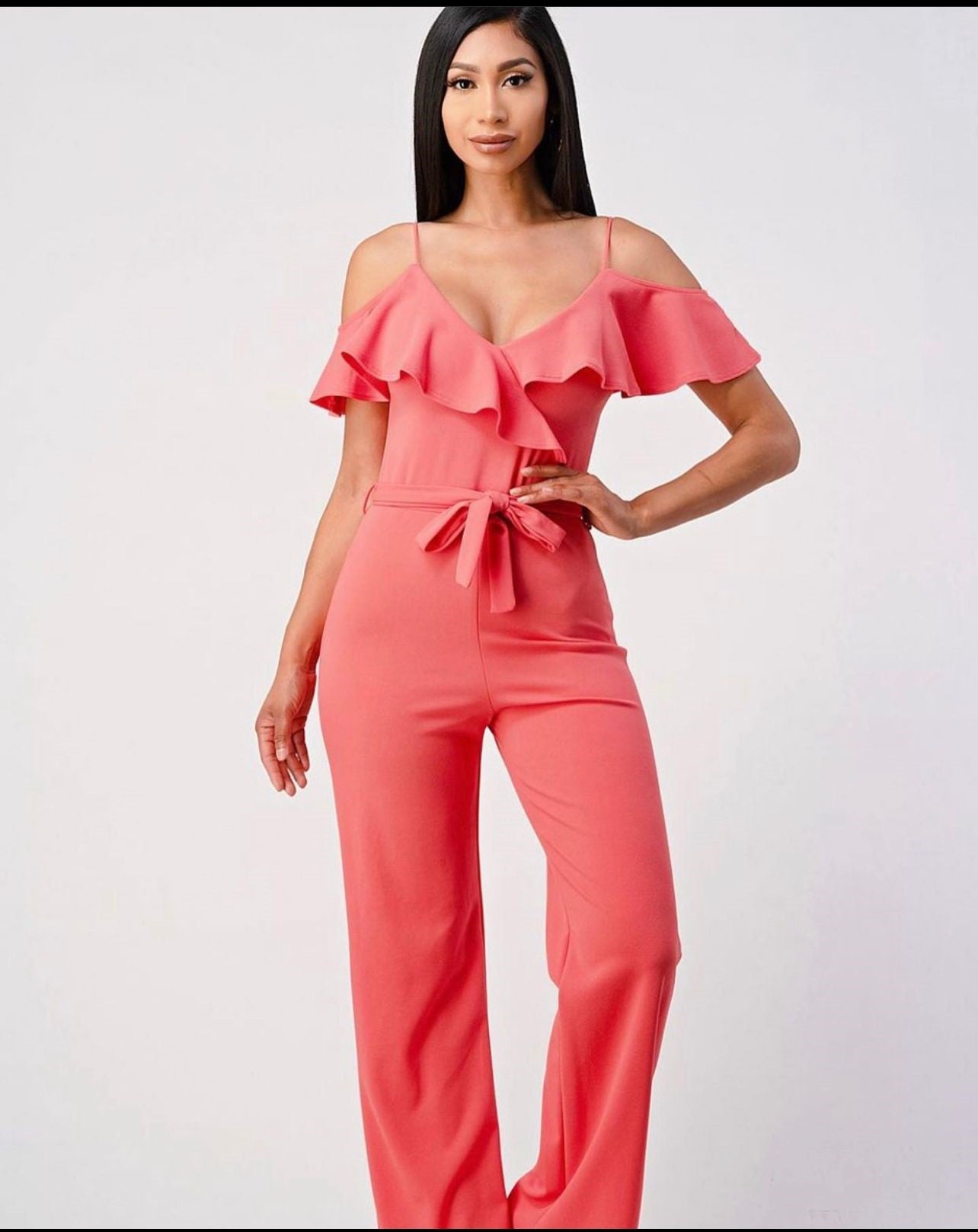 CORAL JUMPSUIT